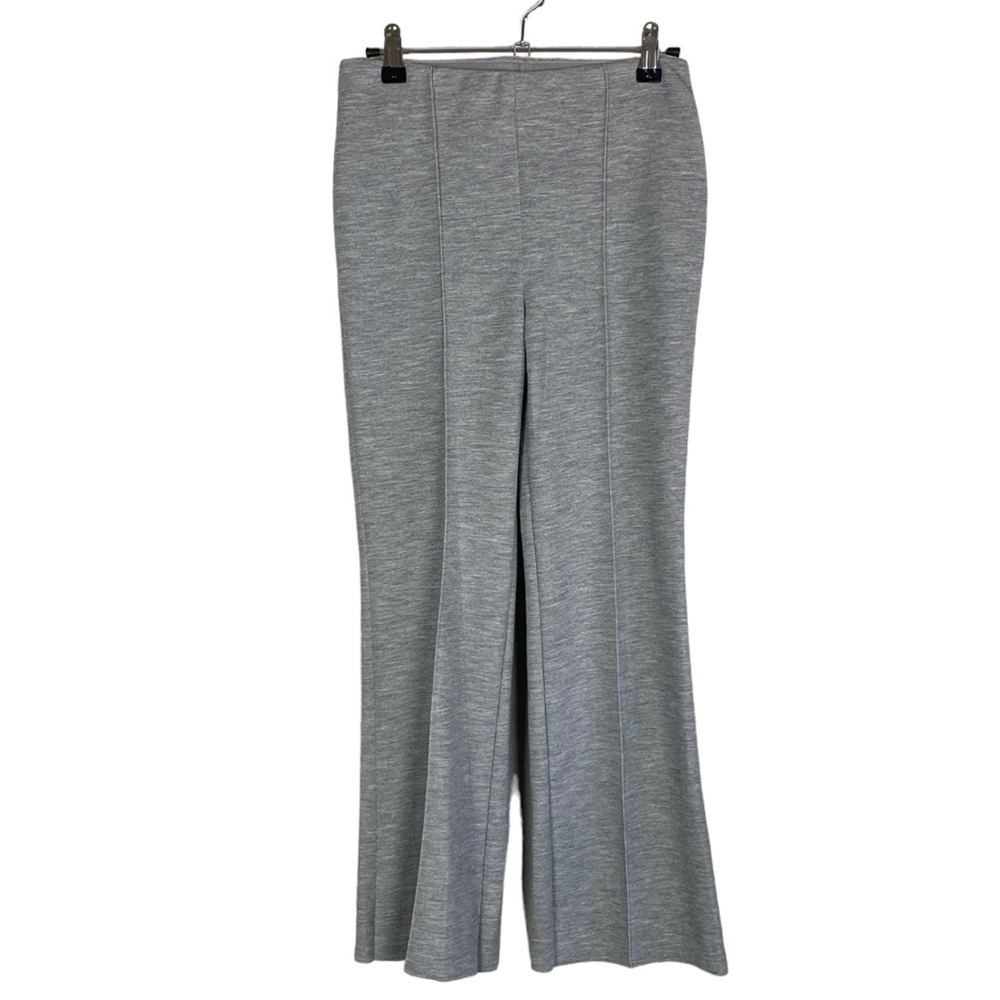 Zara grey pull on knit crop kick flare